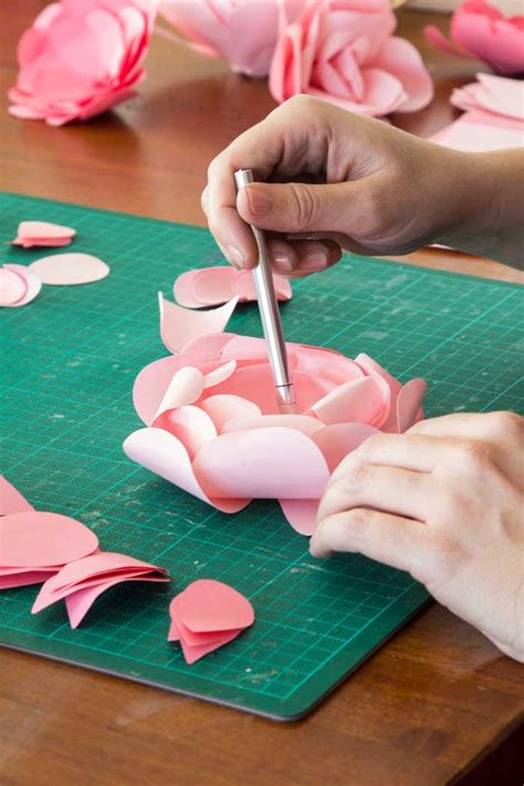 Diy Floral Paper Craft Modern Wedding