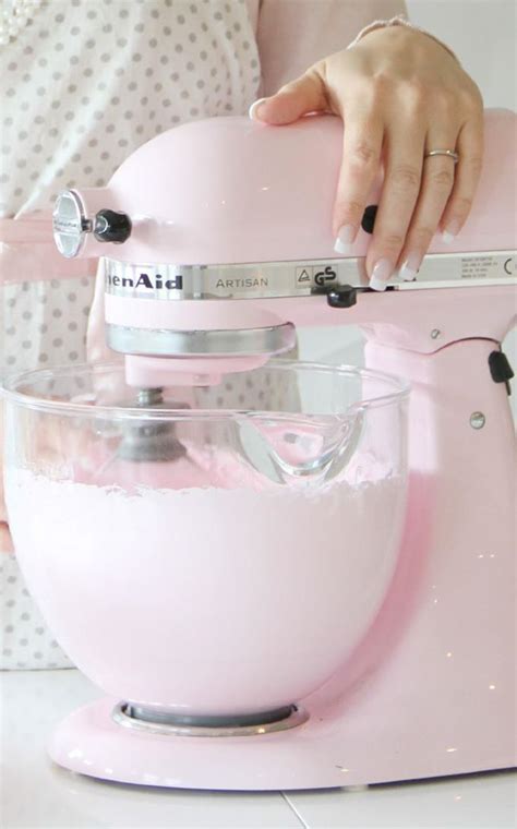 Pin By Szilvia Klein On Baking Pink Kitchen Pink Kitchen Aid Pastel