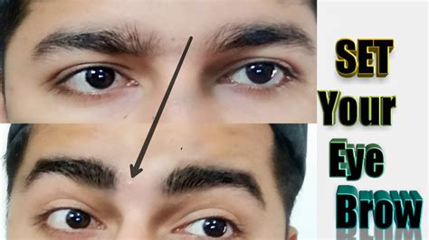 Grooming Eyebrows For Men Thick Eyebrows Youtube