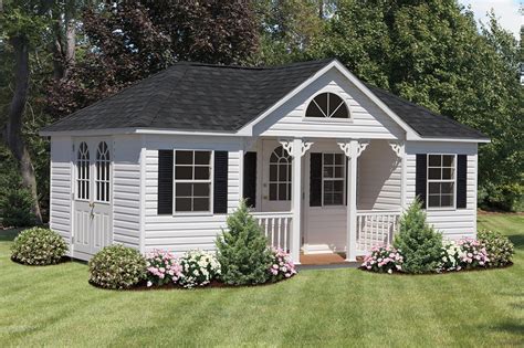 Hip And Dormer Poolhouse With Porch 12x24 The Shed Haus