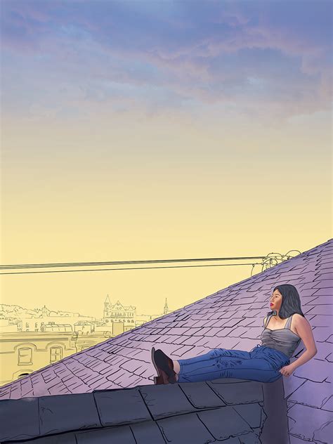 Rooftop Illustration On Behance