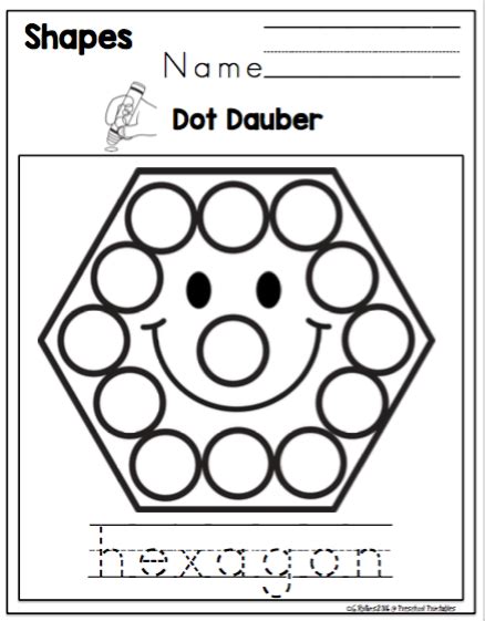 Free Shapes Dot Dauber Fun Preschool Printables