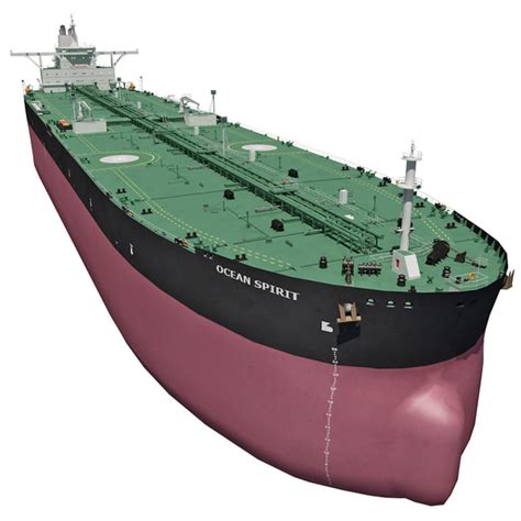 Oil Tanker Ship D Model