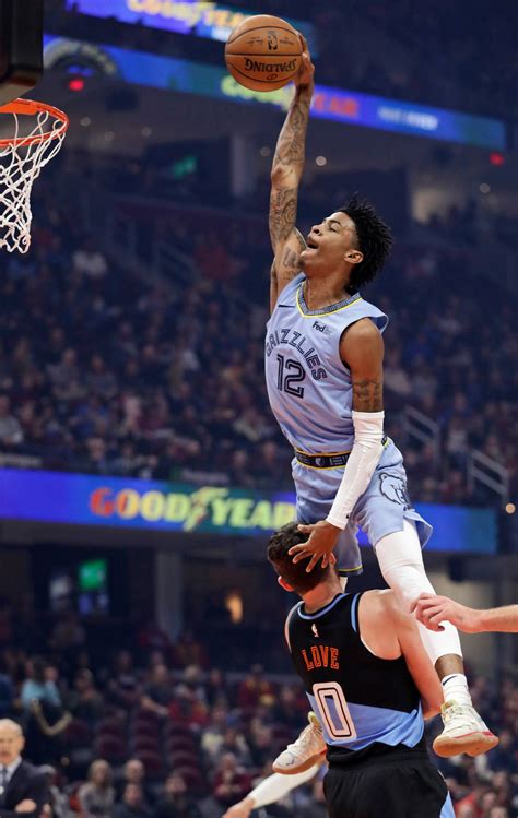 Basketball Memphis Grizzlies Rookie Ja Morant Almost Pulled Off The Greatest Dunk Ever Seen In