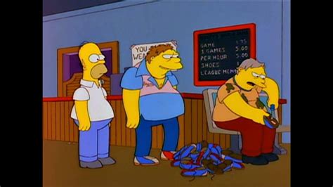 Homer Empleo En La Bolera Los Simpsons Castellano Y Con Maggie Son
