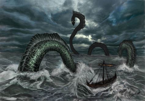 Jörmungandr The World Serpent By Juho Huttunen Rnorse