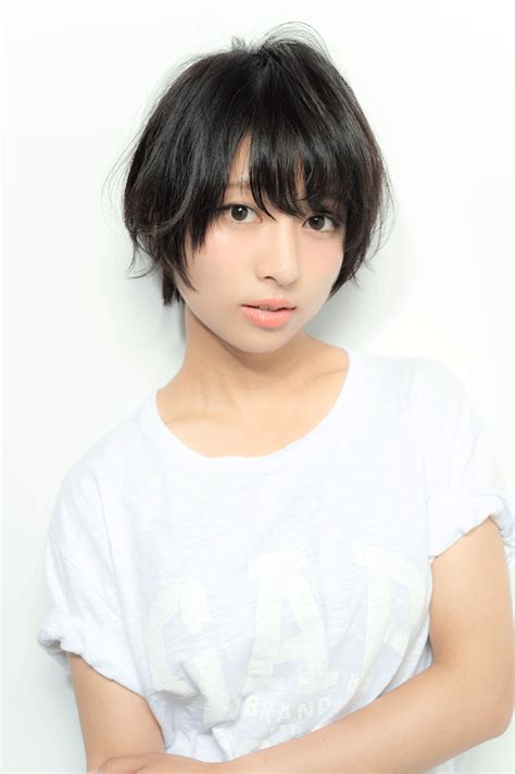 【66選】黒髪のキュートなショートヘアカタログ♪ | 女子力UP ...
