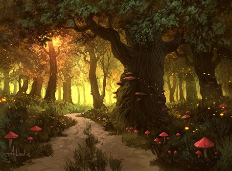 Forest By Andead On Deviantart
