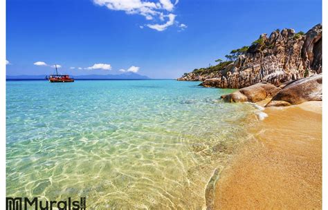 Greece Beach Landscape Wall Mural