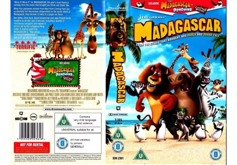 Madagascar 2005 On Dreamworks Home Entertainment United Kingdom VHS