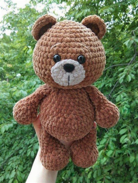 Crochet Plush Bear Free Pattern Amigurumihouse Crochet Teddy Bear