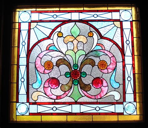 Square Shaped Stained Glass Window I Took This Photo At A … Flickr