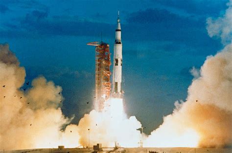 Saturn V At 50 Nasa Moon Rocket Lifted Off On Maiden Mission 50 Years