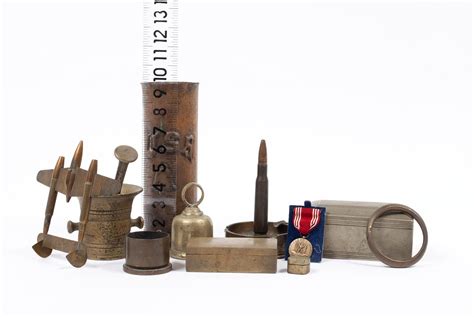 Lot American Militaria Trench Art Collection