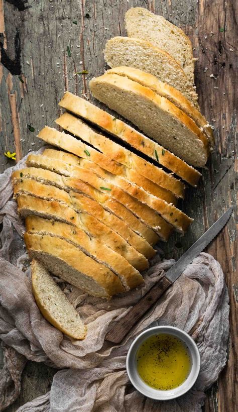 Turn machine on, and allow to rise, knead and bake. Tuscan Herb Bread | Two Cups Flour