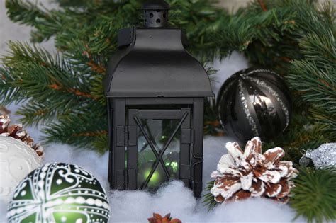 Free Images Branch Winter Lantern Holiday Fir Lighting Decor