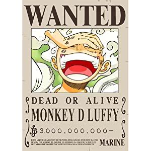 Amazon Com TYZZHOA PCS Anime OP Wanted Bounty Posters Nika Luffy Billion Updated Bounty