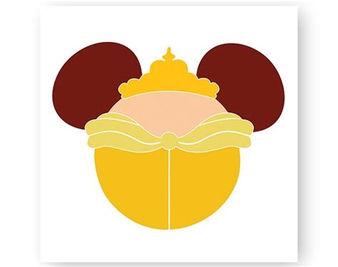 Free SVG Disney Princess Mickey Ears Svg 9083 File For DIY T Shirt