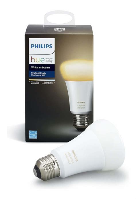 Philips Hue White Ambiance A19 Single Bulb E27 Led Light