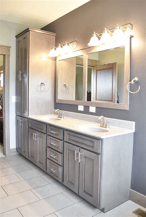 Vanities And Linen Cabinets Wardcraft Homes Bathroom Remodel Pictures