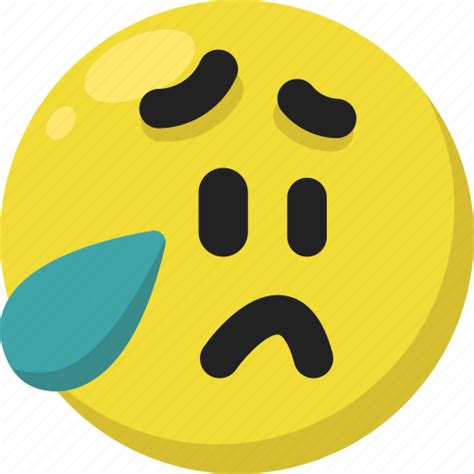 Cry Emoji Emoticon Feelings Sad Smileys Tears Icon