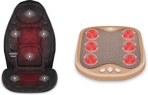 Snailax 2 In 1 Shiatsu Foot Massager Machine And Back Massager Bundle Electric Foot