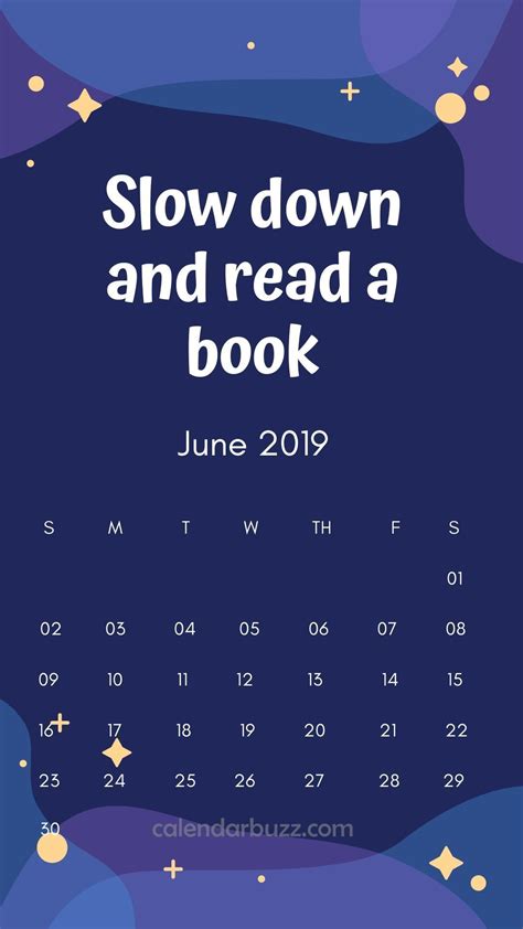 June 2019 Calendar With Quote | Calendar quotes, 2019 calendar, June 2019 calendar
