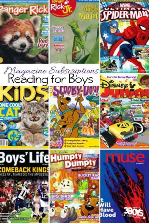 The Best Magazines For Boys 3 Boys And A Dog
