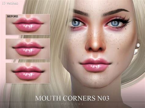 Pralinesims Mouth Corners N03 Sims 4 Cc Skin Sims 4 Sims