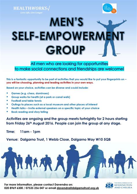 Bme Health Forum Mens Self Empowerment Group Fridays 11am 1pm