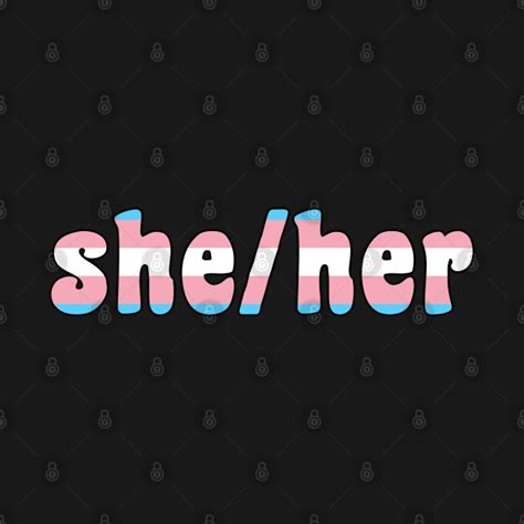 Sheher Pronouns With Trans Flag Pronouns T Shirt Teepublic