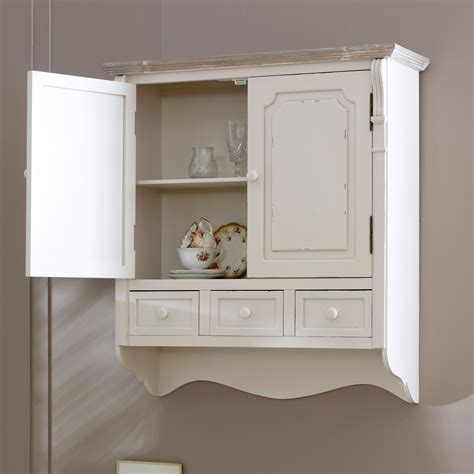 Wall Mounted Cupboard With Drawers Lyon Range Melody Maison