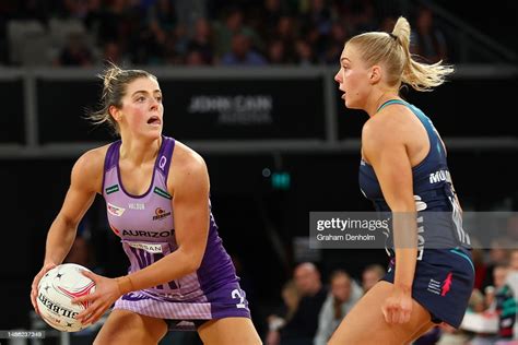 lara dunkley of the firebirds looks to pass during the round seven news photo getty images