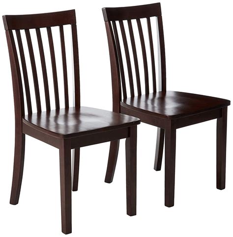 Tanya Kitchen Dinette Dining Chairs Cherry Solid Wood Shaker