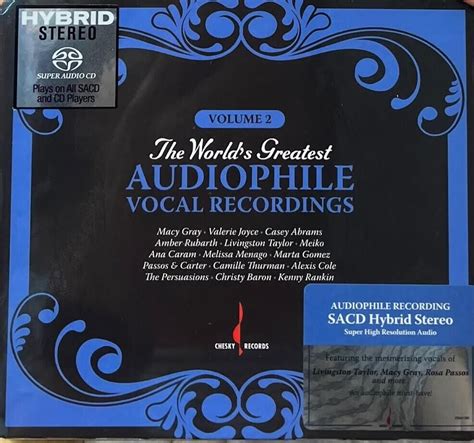 The Worlds Greatest Audiophile Vocal Recordings Vol 2 Various Arti Musiccdhk