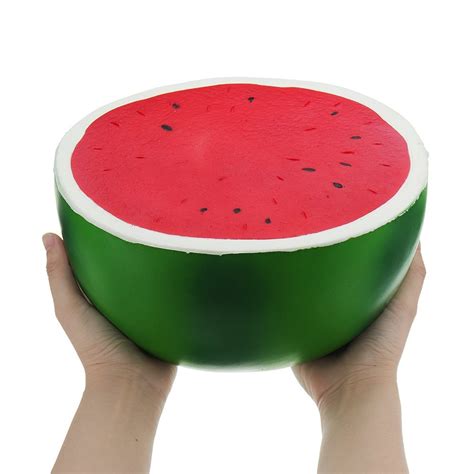High Quality New 25cm Big Squishy Watermelon Slow Rising Squishies Toys