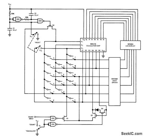 Circuit diagram enables you to make electronic circuit diagrams and allows them to be exported as the emf calculator can calculate the electromagnetic field generated by a single symmetrical. CALCULATOR_COUNTER - Measuring_and_Test_Circuit - Circuit Diagram - SeekIC.com