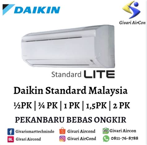 AC DAIKIN MALAYSIA STANDARD LITE SERIES 2 PK STV50CXV Smart Teknik
