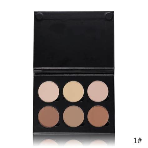 Ucanbe 6 Color Contour Powder Palette 3d Face Shading Pressed Powder