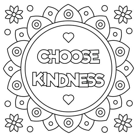 Showing Kindness Coloring Pages at GetColorings.com | Free printable