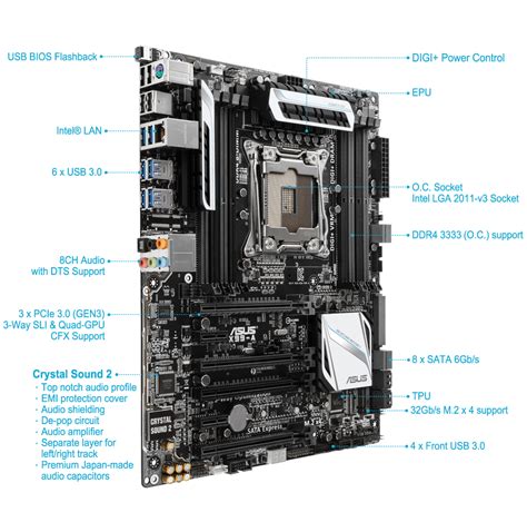 X99 A Motherboards Asus Usa