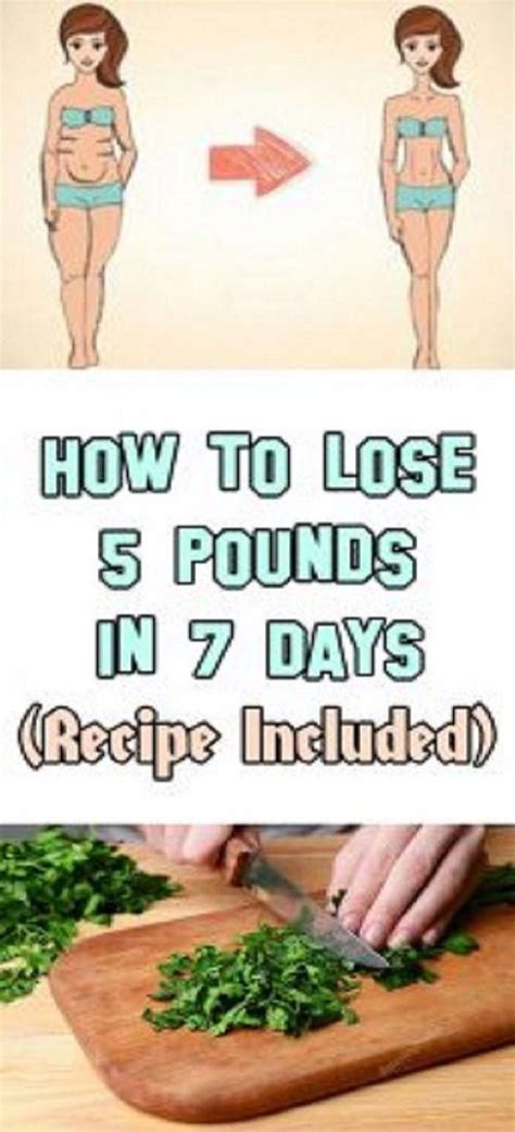 How to lose weight faster, but safely. How to Lose 5 Pounds in 7 Days (Recipe Included) #lose5poundsin2dayslowcarb | Lose 5 pounds, 5 ...