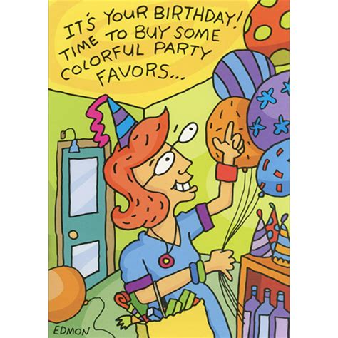 Oatmeal Studios Colorful Party Favors Feminine Funny Humorous