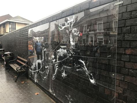 Banksy Artwork In Birmingham Preserved Following Vandalism Shropshire