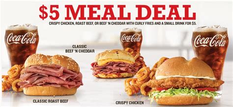 Jack) is offering 25% off all orders placed through the app. Arby's Launches New 5 Dollar Meal Deal - The Fast Food Post