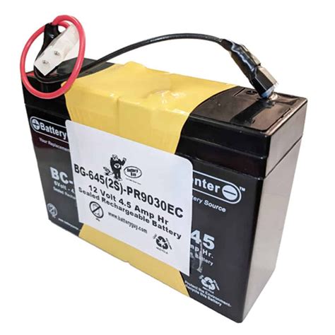 12v 45ah Rechargeable Sealed Lead Acid Rechargeable Sla Battery With Wire Leads And Pr9030ec