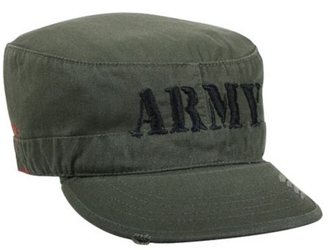 Army Fatigue Caps Vintage Olive Drab Cap