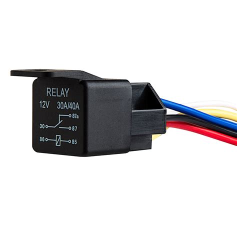 5 Pin Relay Socket Wire Harnesses And Relays Switches Relays