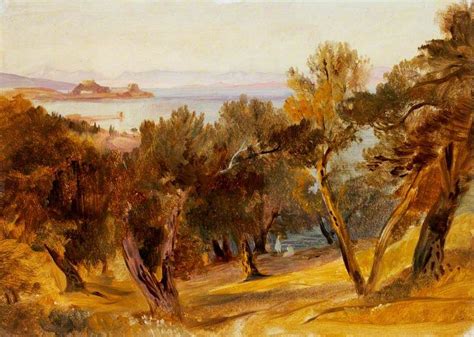 Corfu Painting Edward Lear Oil Paintings