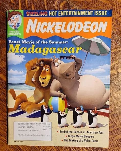Nickelodeon Magazine Junejuly 2005 Madagascar 112 2200 Picclick